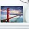 Designart - Golden Gate under Cloudy Sky - Sea Bridge Canvas Art Print